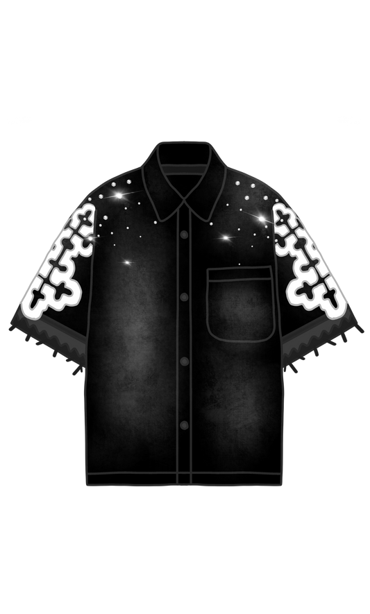 Chaqueta Denim Negra