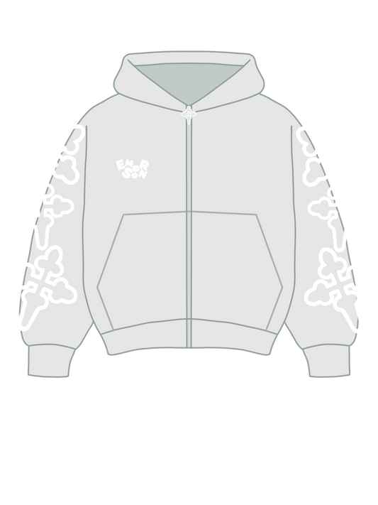 Sudadera Gris Puff